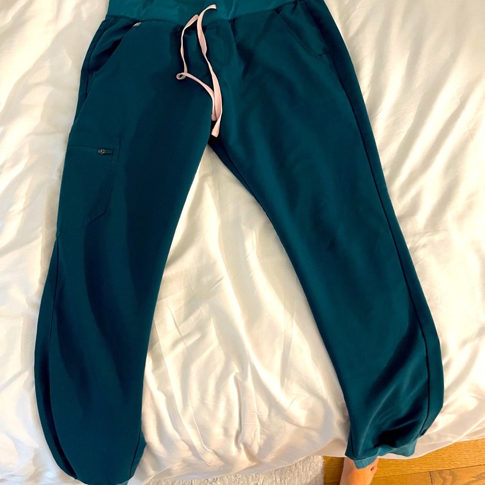 Figs zamora jogger scrub pants Caribbean blue